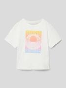 Roxy T-Shirt mit Label-Motiv-Print Modell 'GONE TO CALIFORNIA' in Offw...