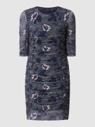 Ted Baker Kleid aus Mesh Modell 'Velvit' in Marineblau, Größe 36