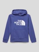 The North Face Hoodie mit Label-Stitching Modell 'DREW PEAK' in Blau, ...