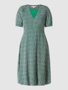 Tommy Hilfiger Kleid aus Viskose mit grafischem Muster in Gruen, Größe...