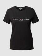 Tommy Hilfiger T-Shirt aus Baumwolle in Black, Größe M