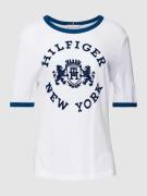 Tommy Hilfiger T-Shirt mit Label-Detail in Weiss, Größe XS