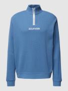 Tommy Hilfiger Sweatshirt mit Label-Stitching Modell 'MONOTYPE' in Bla...