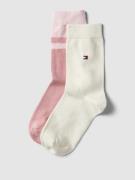 Tommy Hilfiger Socken mit Label-Stitching im 2er-Pack in Rose, Größe 3...