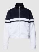 Tommy Hilfiger Sweatjacke mit Eingrifftaschen in Marine, Größe XS