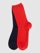 Tommy Hilfiger Socken im 2er-Pack in Rot, Größe 35/38