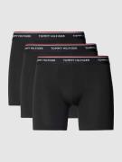 Tommy Hilfiger Boxershorts mit elastischem Logo-Bund im 3er-Pack in Bl...
