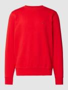 Tommy Hilfiger Sweatshirt mit Label-Stitching c in Rot, Größe S