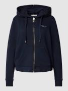 Tommy Hilfiger Sweatjacke mit Label-Schriftzug in Marine, Größe XS