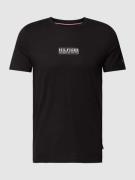 Tommy Hilfiger T-Shirt mit Label-Print in Black, Größe S