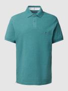 Tommy Hilfiger Poloshirt mit Label-Stitching in Bottle, Größe S