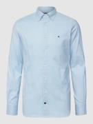 Tommy Hilfiger Regular Fit Business-Hemd mit Button-Down-Kragen in Ble...
