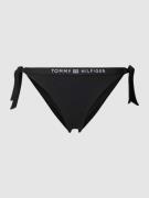 TOMMY HILFIGER Bikini-Slip mit Label-Print in Black, Größe S