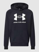 Under Armour Hoodie mit Label-Print in Black, Größe L