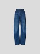 Victoria Beckham Low Rise Jeans aus Baumwolle in Jeansblau, Größe 24