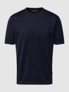 Windsor T-Shirt im unifarbenen Design Modell 'Floro' in Marine, Größe ...