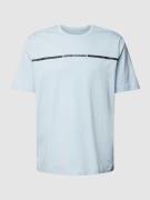ARMANI EXCHANGE T-Shirt mit Rundhalsausschnitt in Hellblau, Größe L