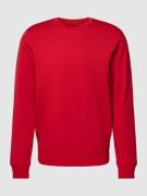 ARMANI EXCHANGE Sweatshirt mit Label-Print in Rot, Größe S