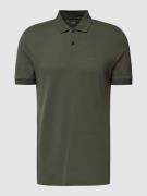 BOSS Green Poloshirt mit Label-Print Modell 'Pio' in Oliv, Größe M