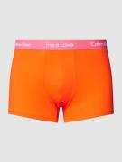 Calvin Klein Underwear Trunks mit eingewebtem Statement in Hellrot, Gr...