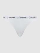 Calvin Klein Underwear String mit Stretch-Anteil in Weiss, Größe XL