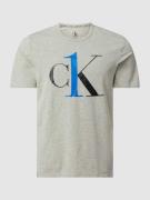 Calvin Klein Underwear T-Shirt mit Label-Print in Hellgrau, Größe M
