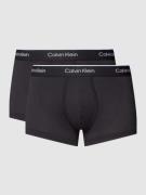 Calvin Klein Underwear Trunks im 2er-Pack mit Label-Detail in Black, G...