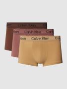 Calvin Klein Underwear Trunks mit elastischem Bund im 3er-Pack in Mitt...