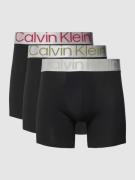 Calvin Klein Underwear Trunks mit elastischem Bund im 3er-Pack in Blac...