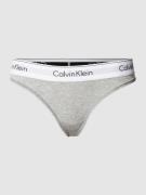 Calvin Klein Underwear Slip mit elastischem Label-Bund in Hellgrau Mel...