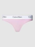 Calvin Klein Underwear String mit elastischem Logo-Bund in Flieder, Gr...
