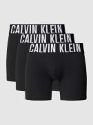 Calvin Klein Underwear Trunks mit Label-Bund im 3er-Pack in Black, Grö...