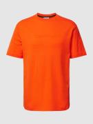 CK Calvin Klein T-Shirt aus Baumwolle mit Label-Detail in Orange, Größ...