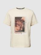 CK Calvin Klein T-Shirt mit Label-Print Modell 'PHOTO' in Sand, Größe ...