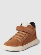 Geox Sneaker mit Teddyfell-Besatz Modell 'THELEVEN' in Camel, Größe 28