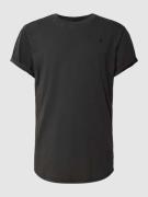 G-Star Raw T-Shirt mit Label-Print und -Patch Modell 'Lash' in Anthraz...