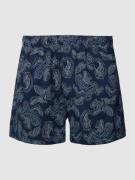 Hanro Boxershorts mit Allover-Muster Modell 'Fancy Jersey Boxer' in Du...