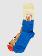 Happy Socks Socken mit Allover-Muster im 2er-Pack in Hellblau, Größe 4...