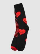 Happy Socks Socken mit Stretch-Anteil im 2er-Pack in Black, Größe 36/4...