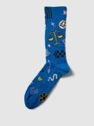 Happy Socks Socken mit Allover-Muster Modell 'Libra' in Blau, Größe 41...