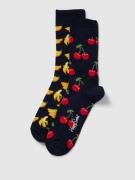 Happy Socks Socken mit Allover-Motiv im 2er-Pack in Marine, Größe 36-4...