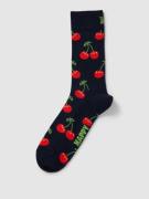 Happy Socks Socken mit Allover-Motiv Modell 'Cherry' in Marine, Größe ...