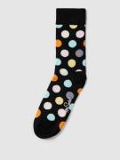 Happy Socks Socken mit Allover-Muster Modell 'BIG DOT' in Black, Größe...