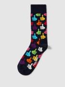 Happy Socks Socken mit Allover-Muster Modell 'THUMBS' in Marine, Größe...
