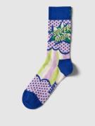 Happy Socks Socken im Allover-Look Modell 'Super MOM' in Flieder, Größ...