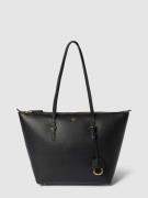 Lauren Ralph Lauren Tote Bag mit Applikation Modell 'KEATON' in Black,...
