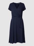 Lauren Ralph Lauren Knielanges Kleid mit V-Ausschnitt Modell 'KARLEE' ...
