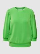 Selected Femme Sweatshirt mit 3/4-Arm Modell 'TENNY' in Gruen, Größe S