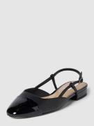 Steve Madden Ballerinas aus Leder mit Dornschließe in Black, Größe 36