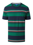 Superdry T-Shirt mit Streifenmuster in Gruen, Größe M
